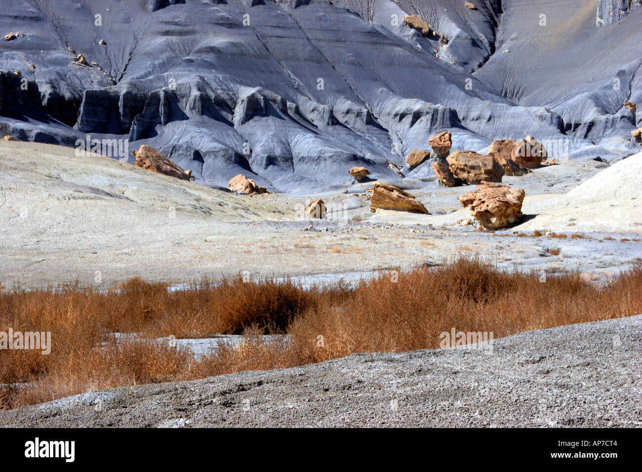 Banco de pezón badlands, Glen Canyon, Utah Foto de stock