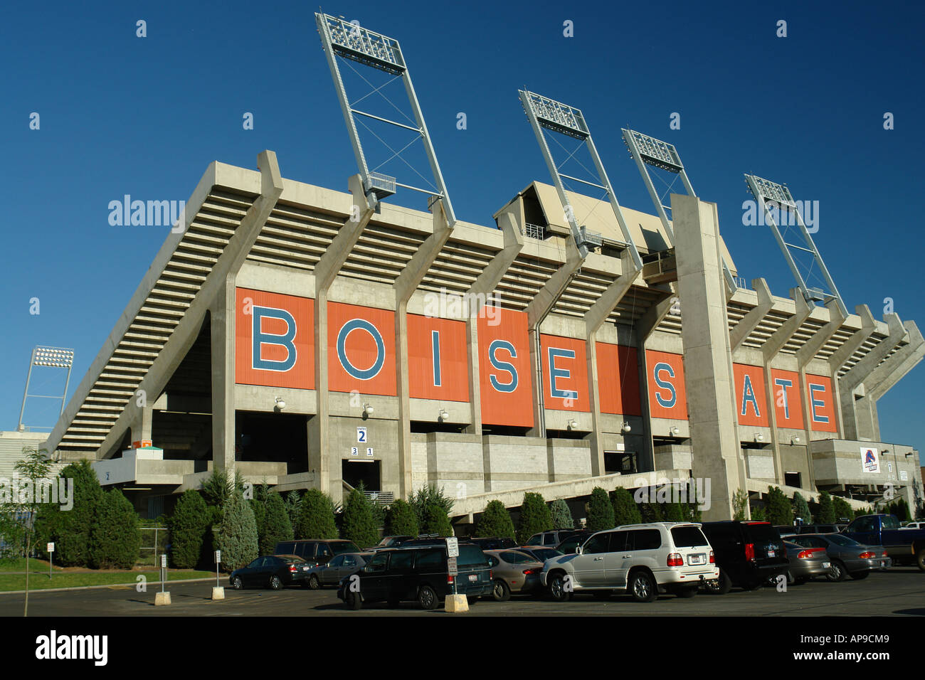 AJD50867, Boise, Idaho, Idaho, Boise State University, Bronco Stadium, fútbol Foto de stock