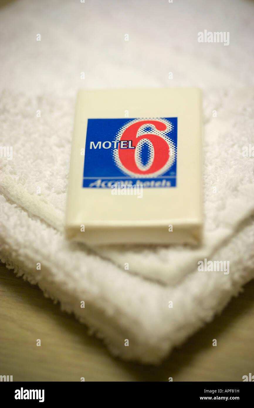 Jabón de Motel 6 Fotografía de stock - Alamy
