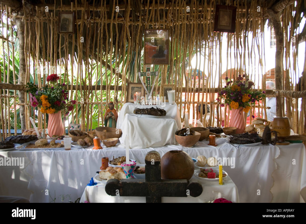 Día de Muertos Altar Foto de stock