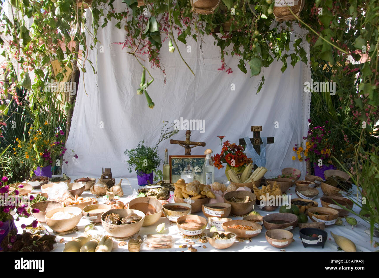 El día de los Muertos Altar Foto de stock