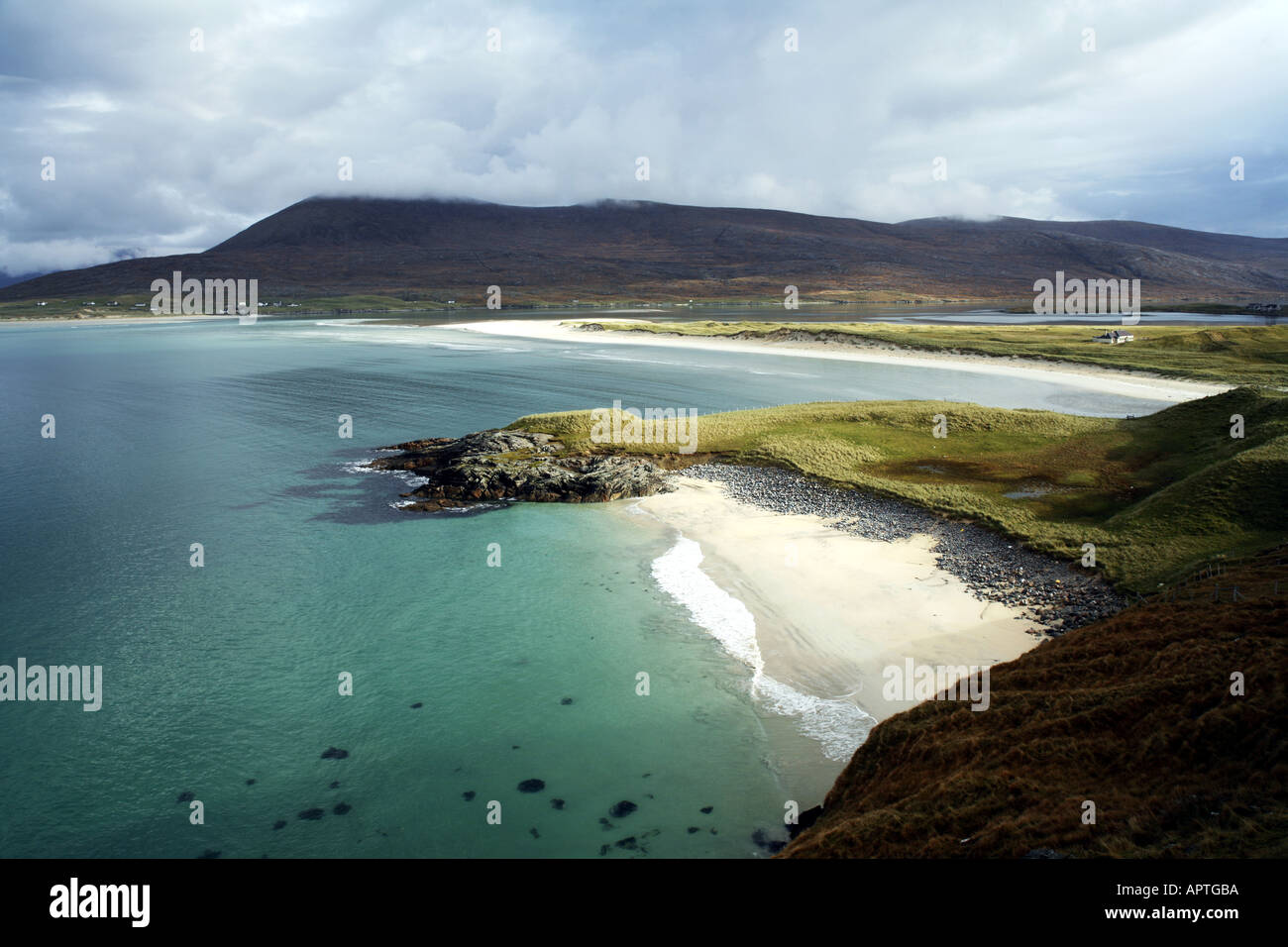 Playa de Seilebost , isla de Harris , Escocia Foto de stock