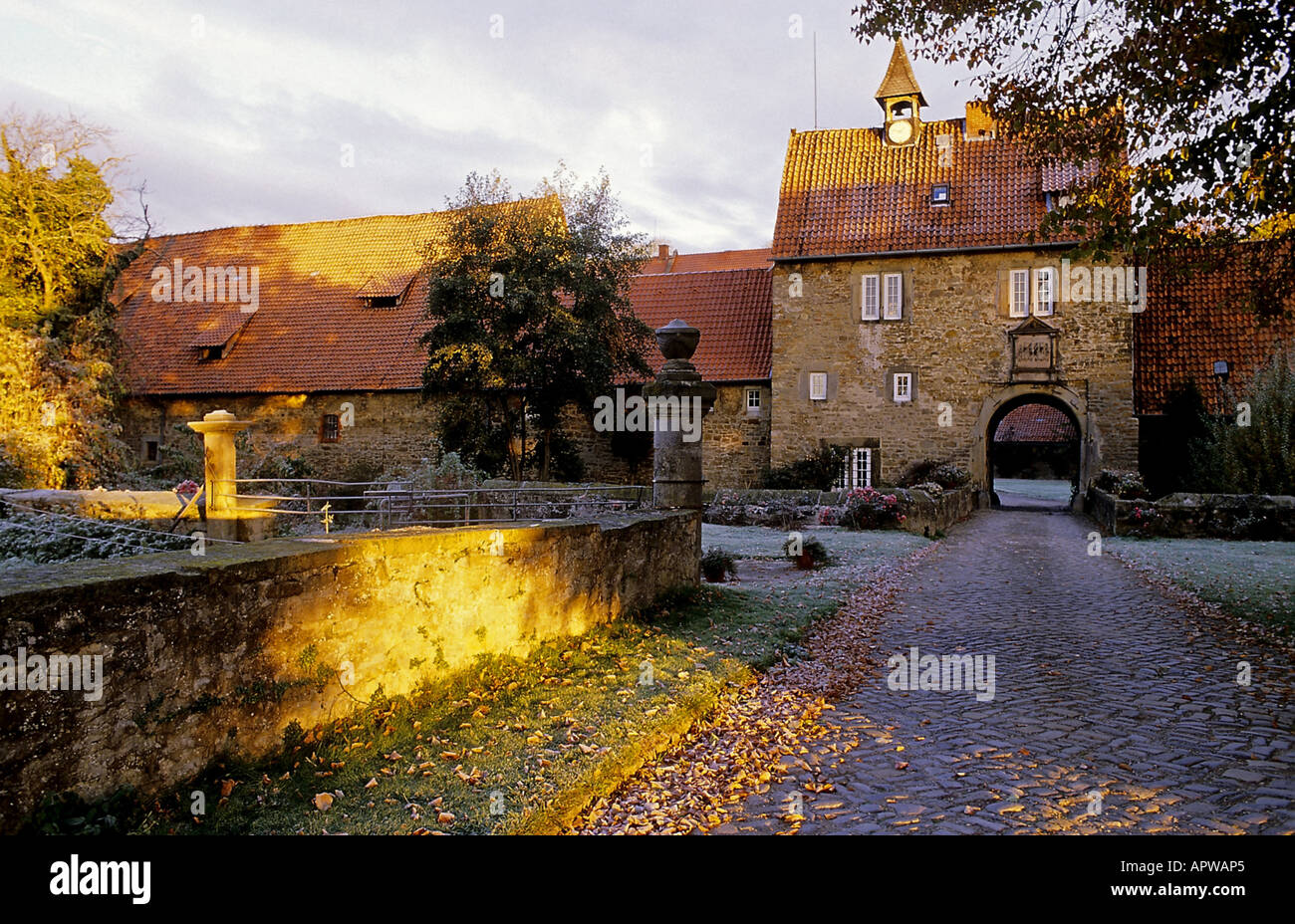 Castillo de Muenchhausen Apelern Golf-hotel, hoy en día, Alemania, Baja Sajonia Foto de stock