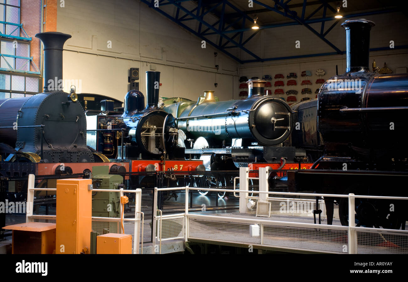 Motores de vapor en el Museo Nacional del Ferrocarril GRN York