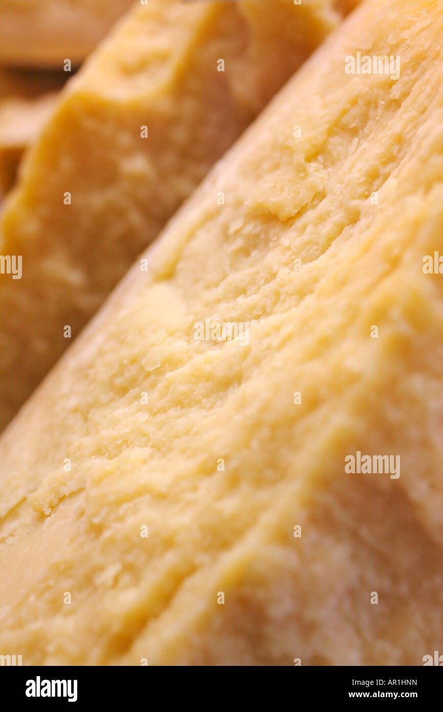 Detalle del Parmigiano-Reggiano queso italiano, Italia Foto de stock
