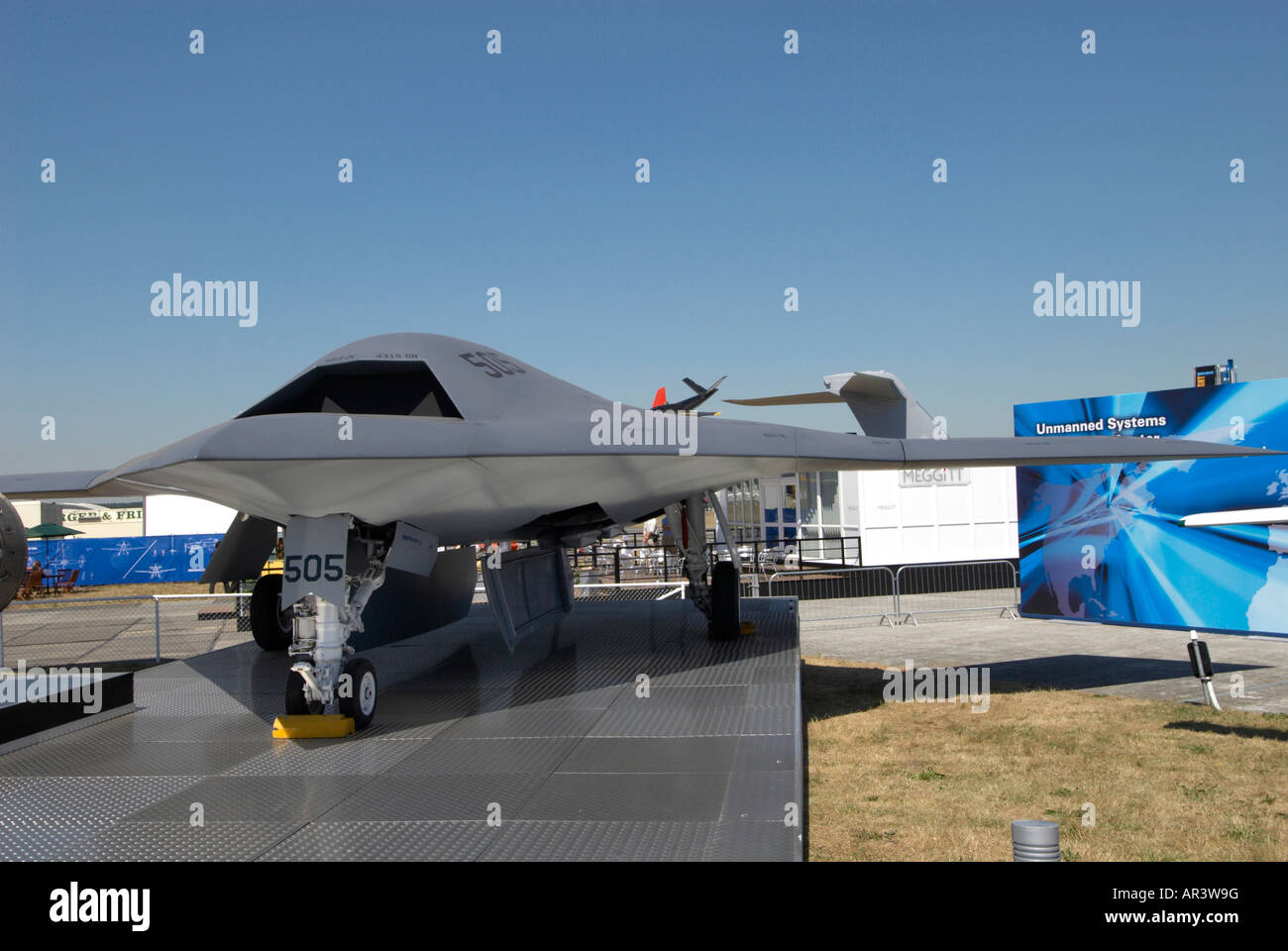 Northrop Grumman X 47b Pegasus El Salon Aeronautico De Farnborough 06 Fotografia De Stock Alamy