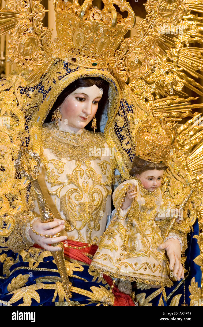 Virgen del Rosario, Carrión de los céspedes, Sevilla, España Fotografía de  stock - Alamy