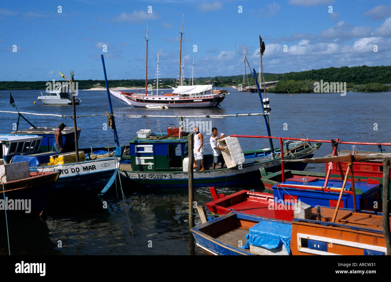 Porto Seguro Bahia Brasil Brasil puerto de pescado Fotografía de stock -  Alamy