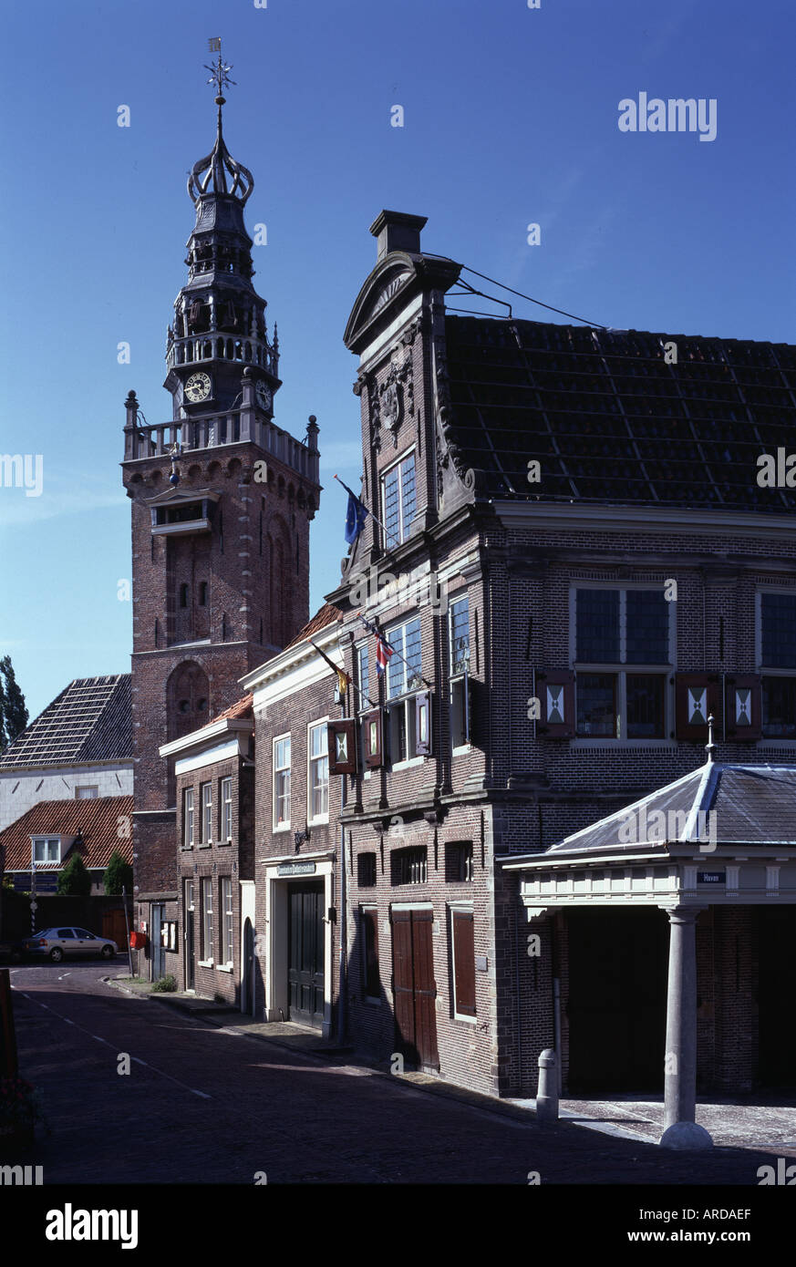 Monnickendam, Waage und Spielturm, Foto de stock
