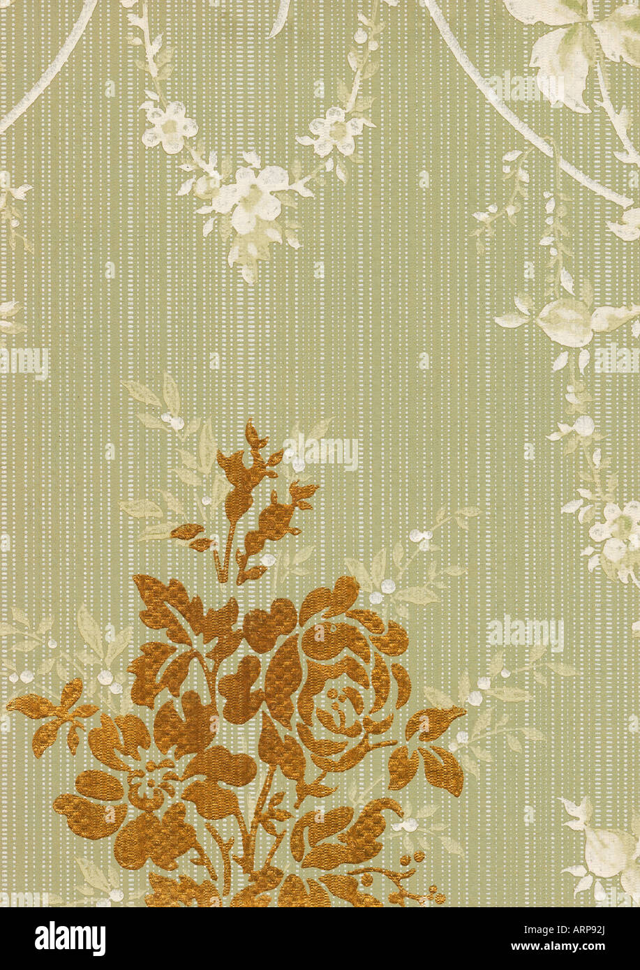 Patrón de papel tapiz floral americano retro Foto de stock