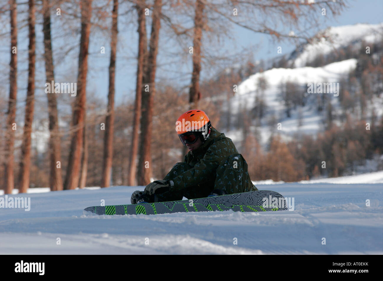 Snowboard Foto de stock