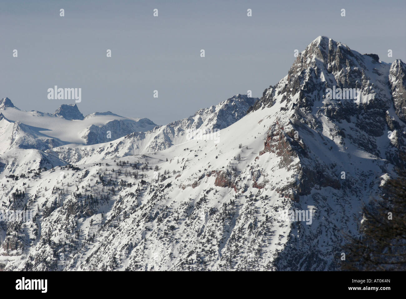 Punta Melmise. Bardonecchia Foto de stock