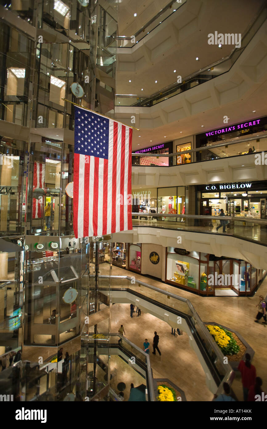 ILLINOIS Chicago Water Tower Place Mall interior del ascensor de vidrio de  varios pisos de tiendas minoristas y tiendas Fotografía de stock - Alamy