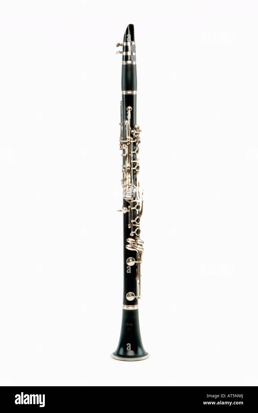 Estudiante Artley clarinete sobre un fondo blanco Fotografía de stock -  Alamy