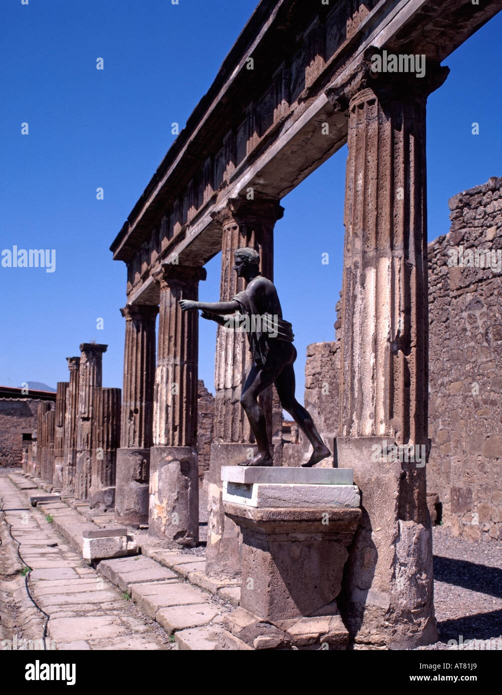 Pompeya Campania Italia Foto de stock