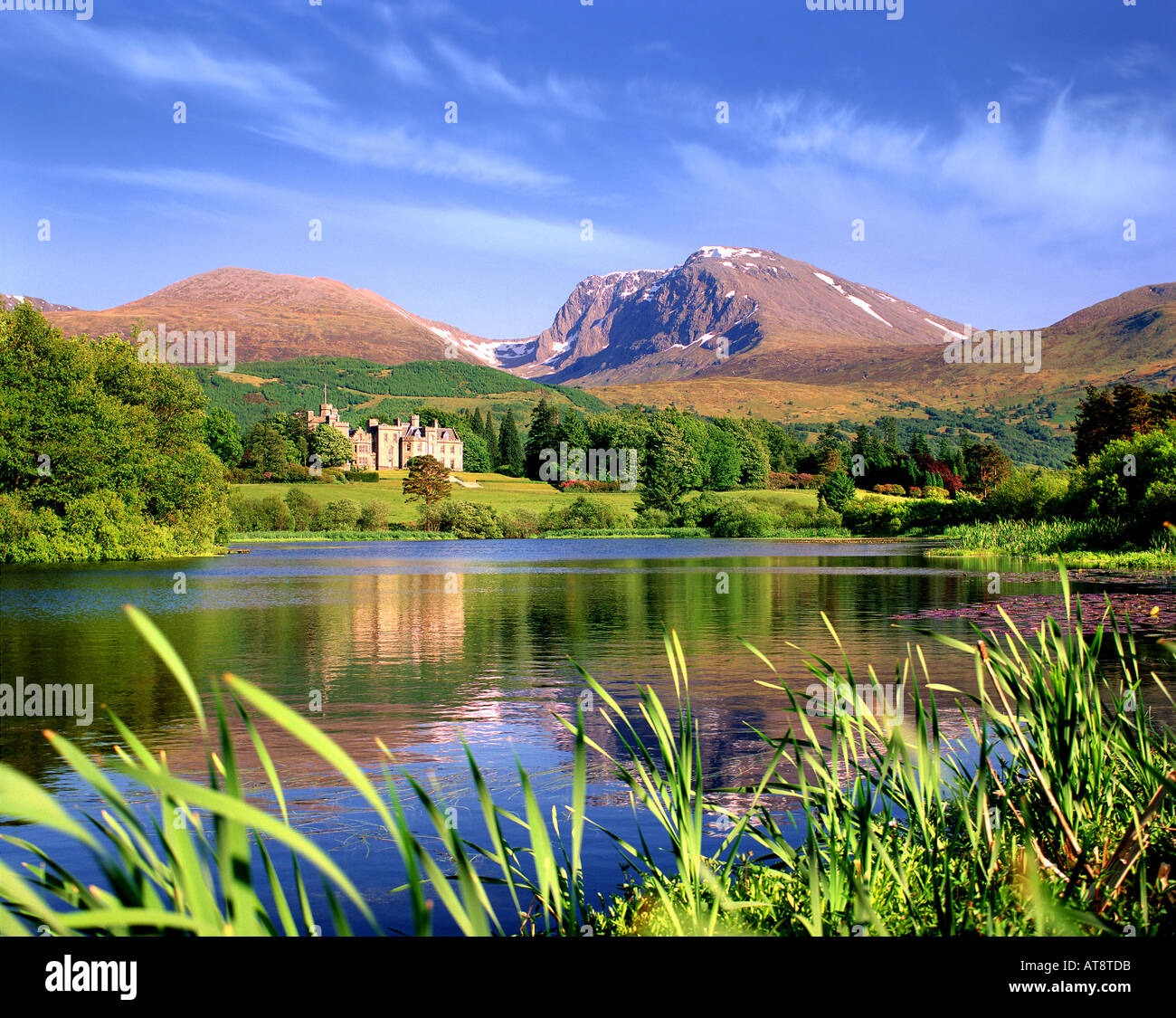 GB - Escocia: Inverlochy Castle & Ben Nevis Foto de stock