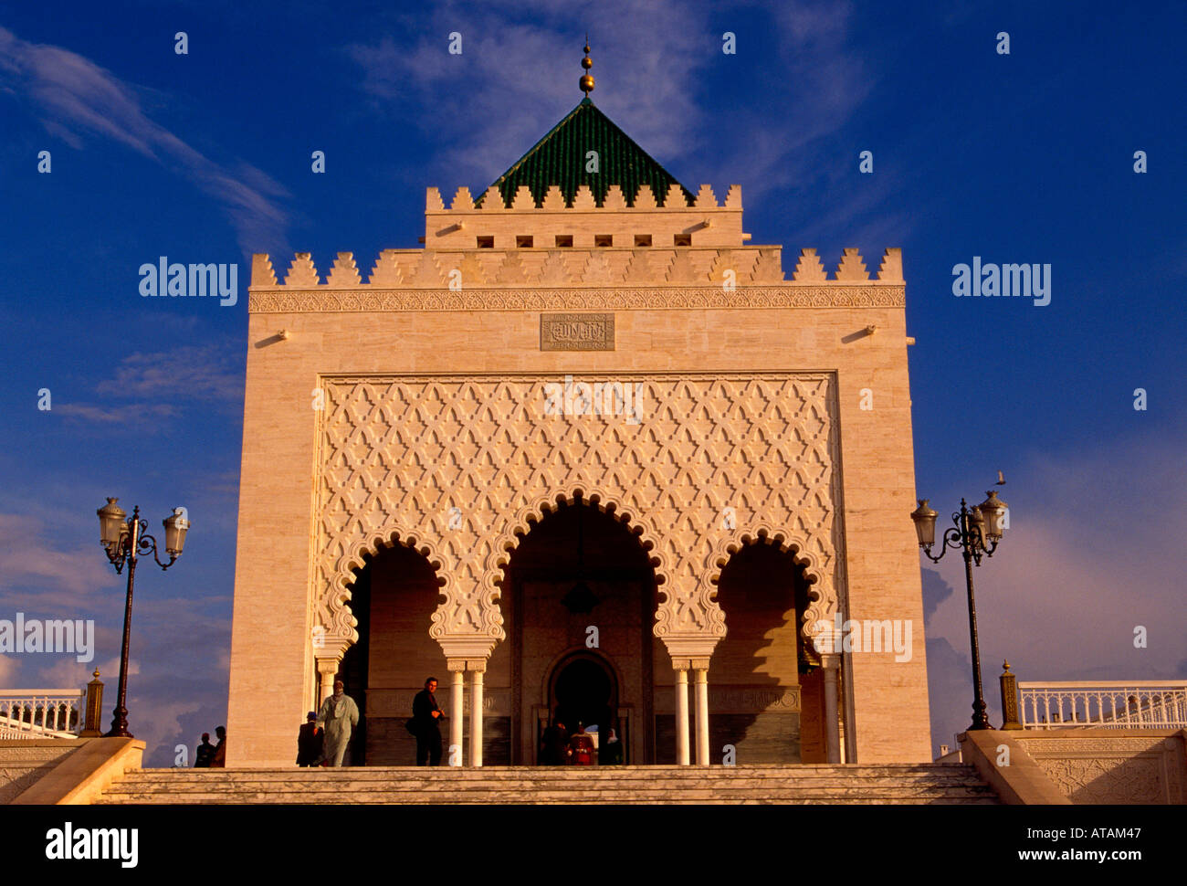 Mausoleo de Mohammed V, edificio religioso, lugar de culto, la casa de