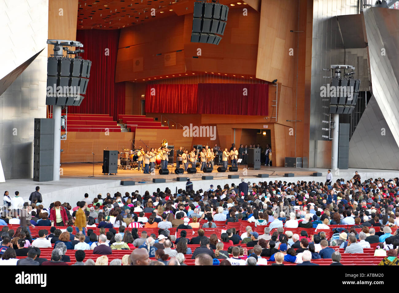 Los parques de Chicago, Illinois, Pritzker Pavilion de Millennium Park