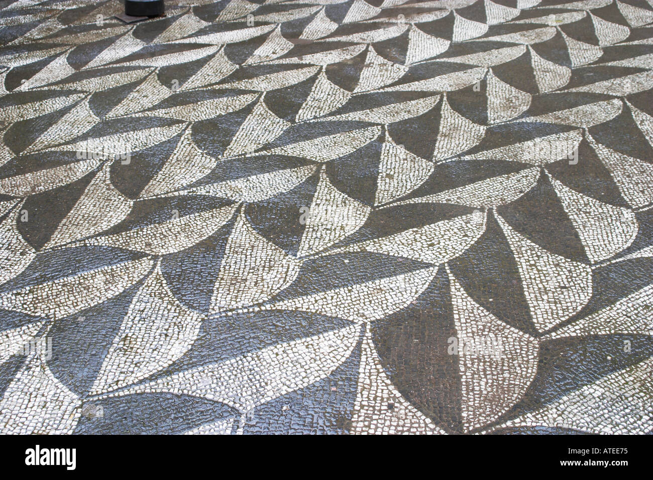 Mozaics en la Terme di Caracalla las termas de Caracalla en Roma Foto de stock