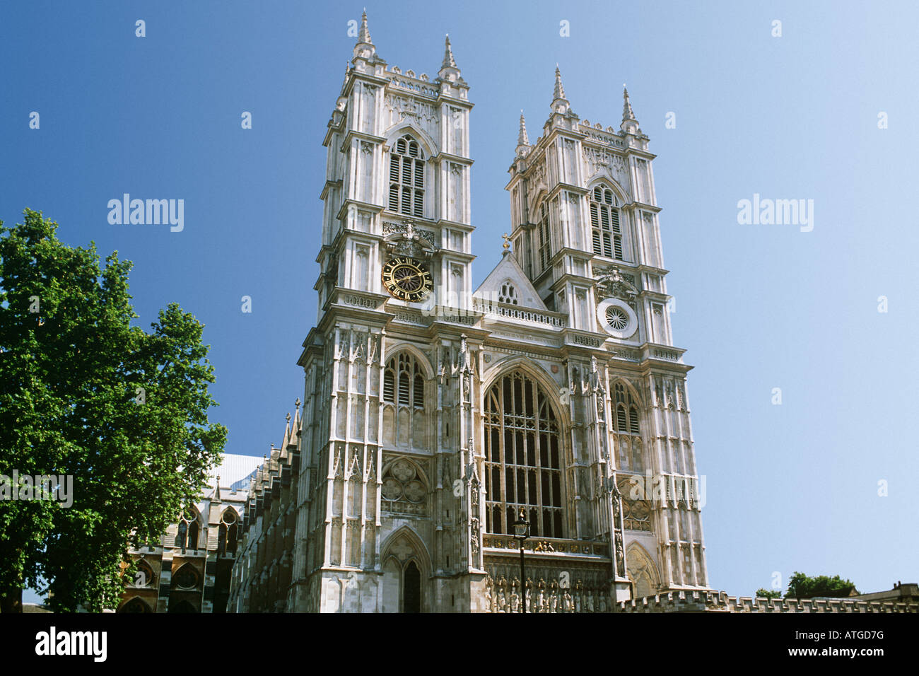 La abadía de Westminster Foto de stock