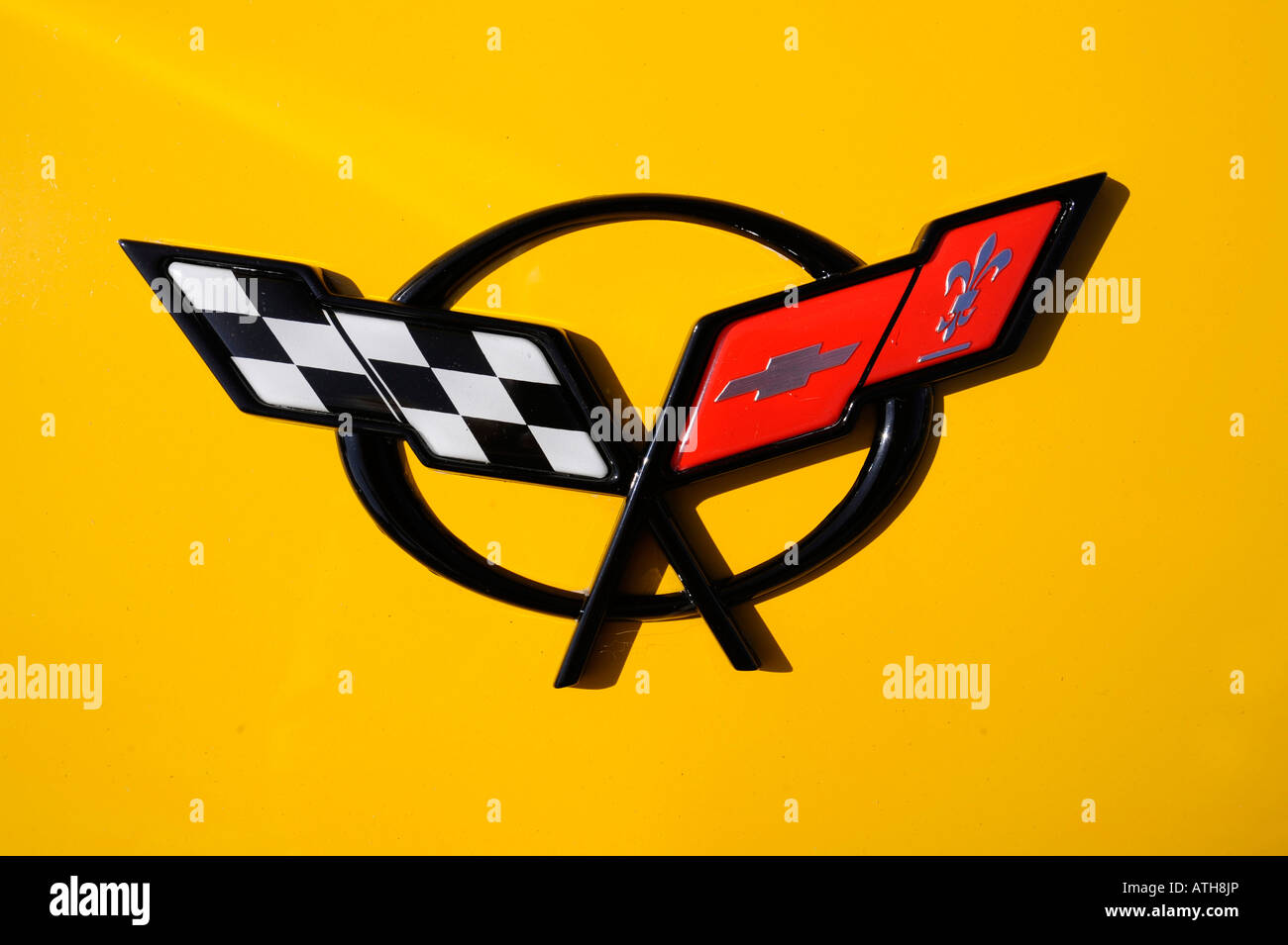 logotipo de la bandera de carreras de chevy