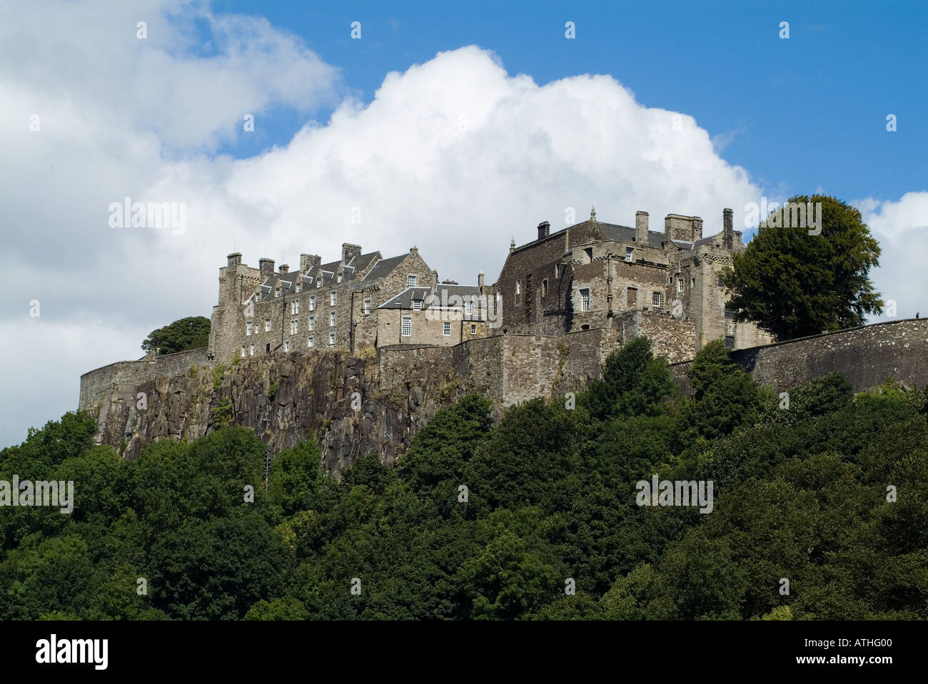 Dh Castillo Stirling STIRLING Castillos de Escocia STIRLINGSHIRE sitios históricos histórico de Escocia Foto de stock
