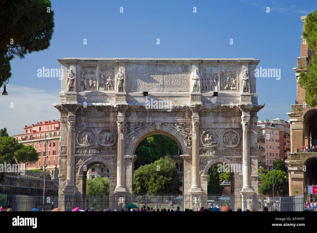 Arco De Constantino En La Antigua Roma