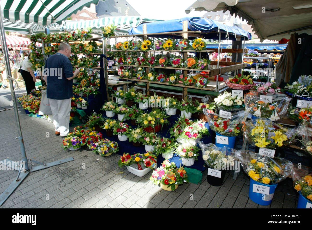 Mercado / Mannheim / Markt Foto de stock