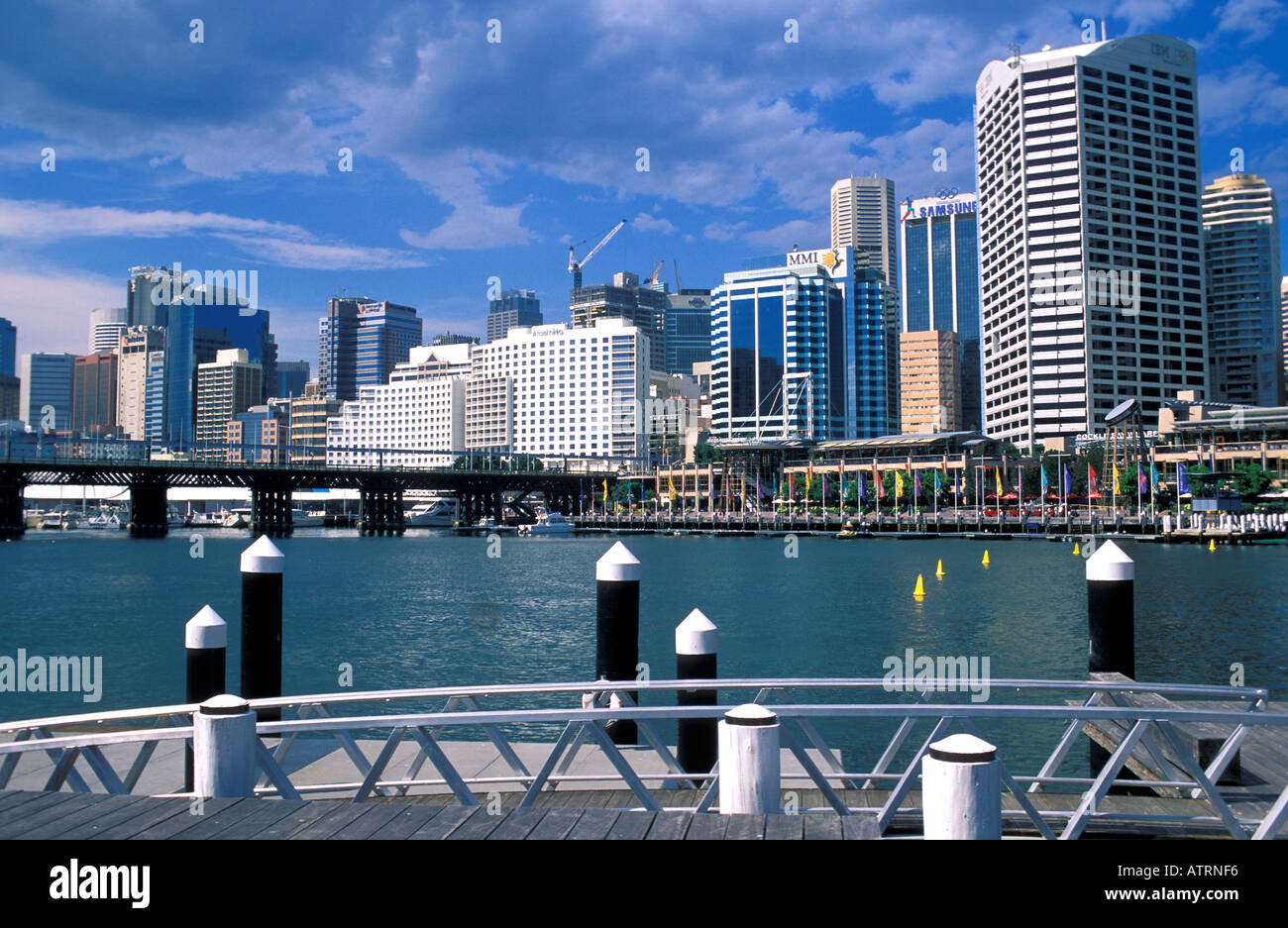 Darling Harbour Sydney City Centre Foto de stock