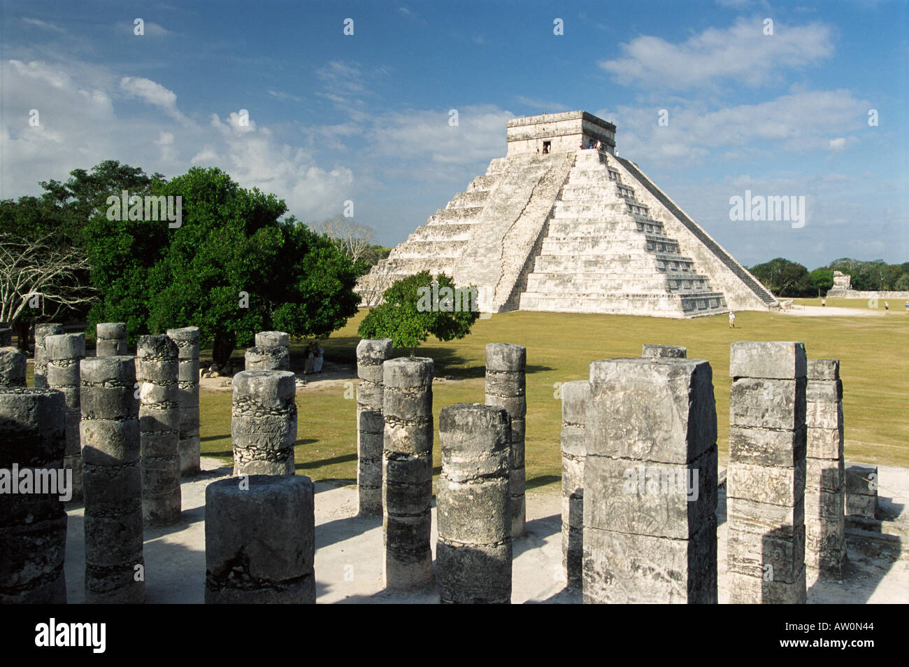 Chichenitza, ruinas Mayas, Yucatán, México, América Central Foto de stock