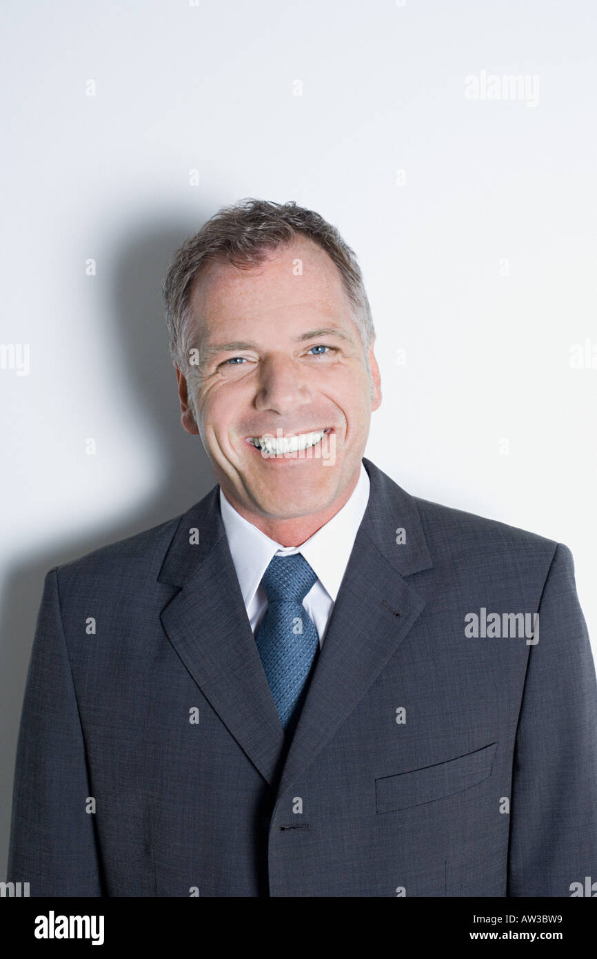 Retrato de un hombre de negocios Foto de stock