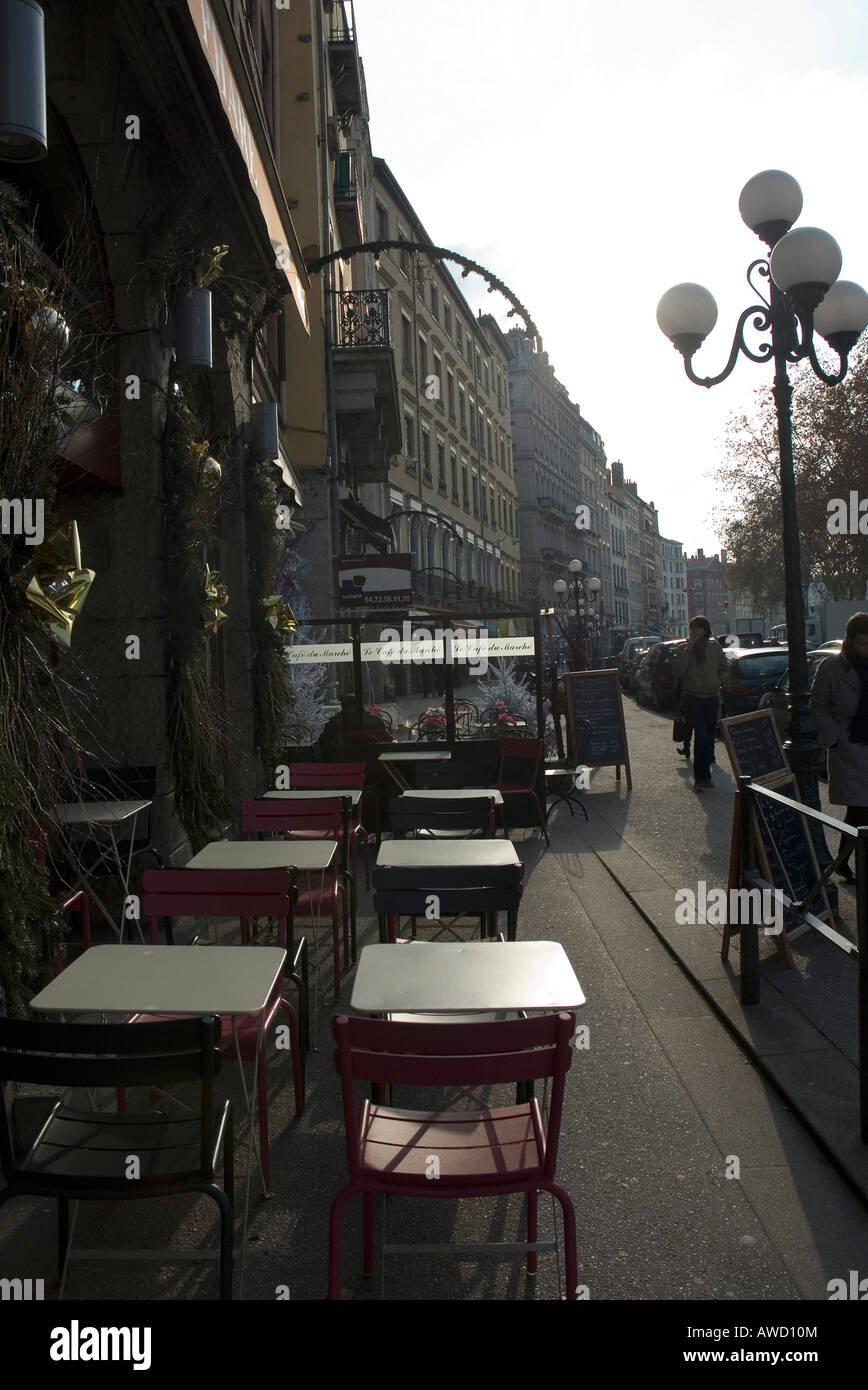 Taberna, Lyon, Francia. Foto de stock