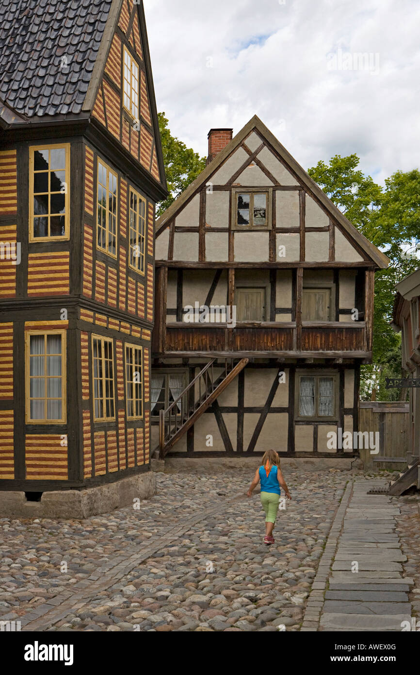 Casas históricas en el Folkemuseum de Norsk (Museo Noruego de Historia  Cultural), Bygdøy, Oslo, Noruega, Escandinavia, Europa Fotografía de stock  - Alamy