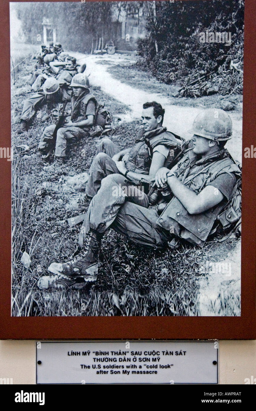 Foto original después de la masacre, el museo en mi hijo (My Lai), Vietnam, Asia Foto de stock