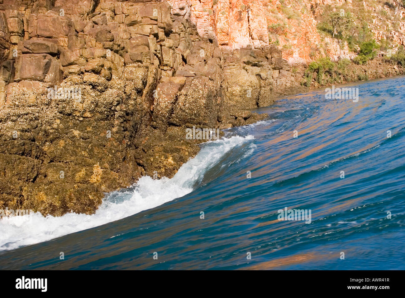 Cascadas horizontales, diferencias de mareas, Talbot Bay, Australia Occidental, WA, Australia Foto de stock