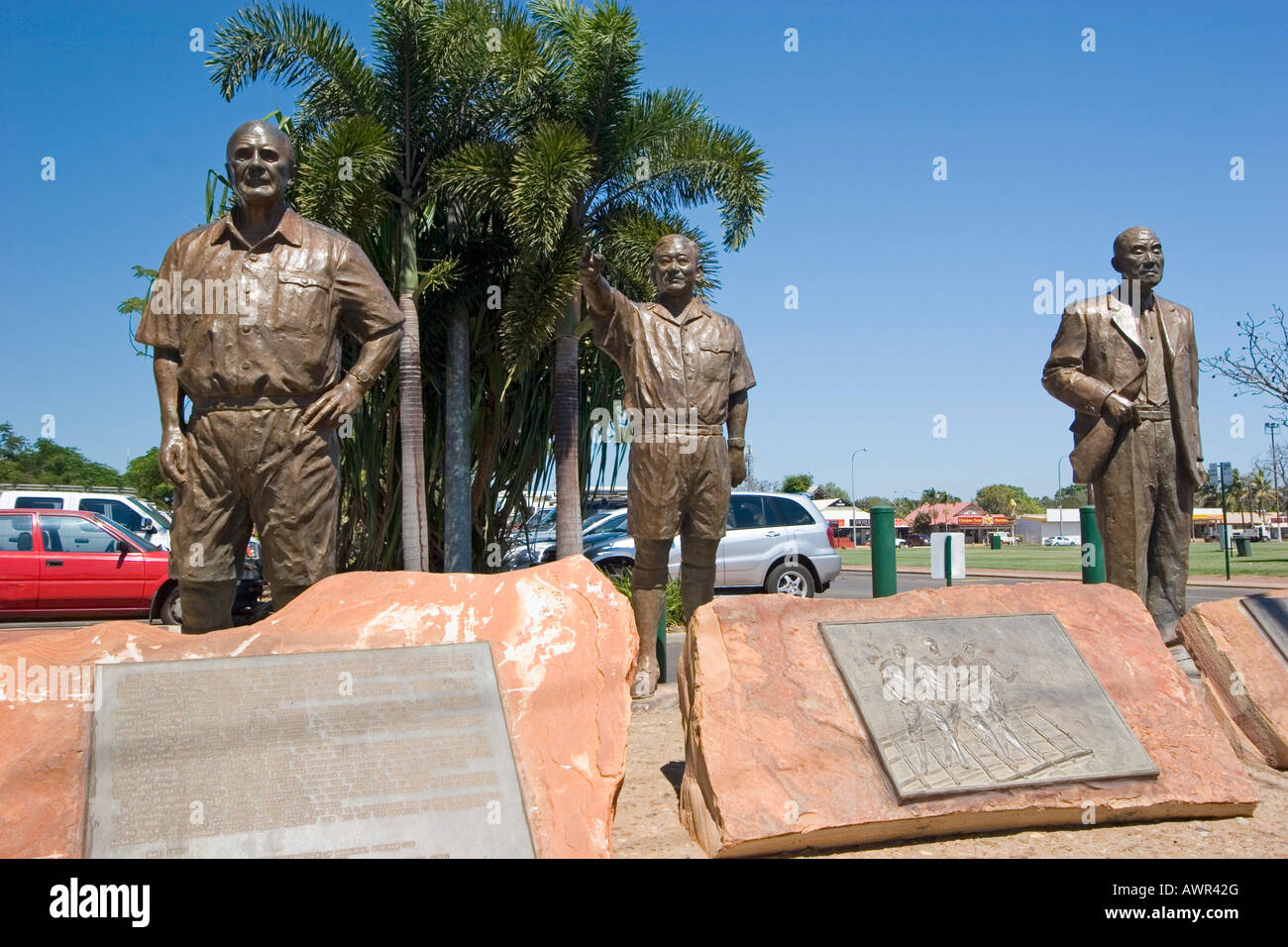 Pescadores de Perlas monumento, Broome, Australia Occidental, WA, Australia Foto de stock