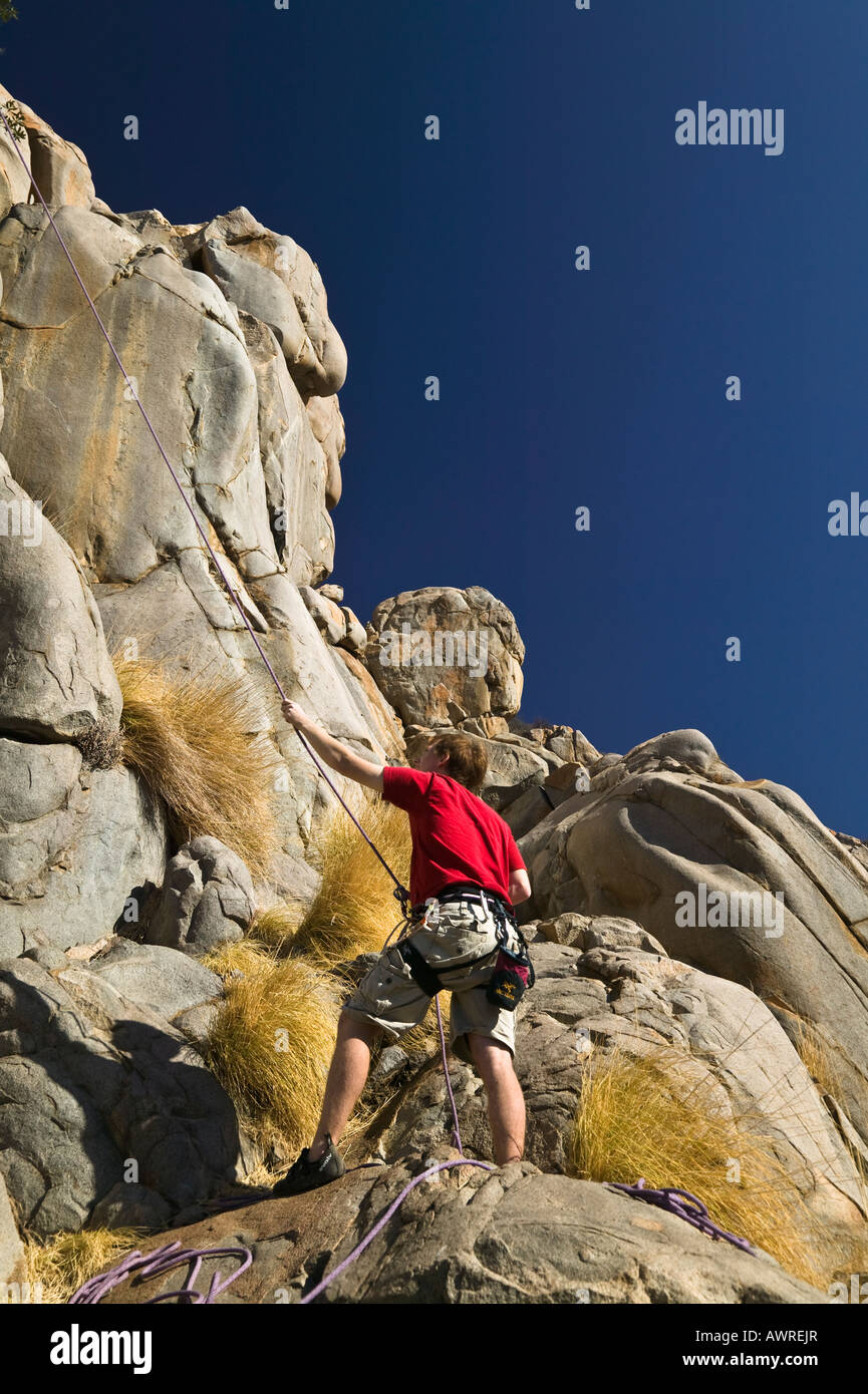 Escaladores Mission Trails Park, en San Diego, California, EE.UU. Foto de stock