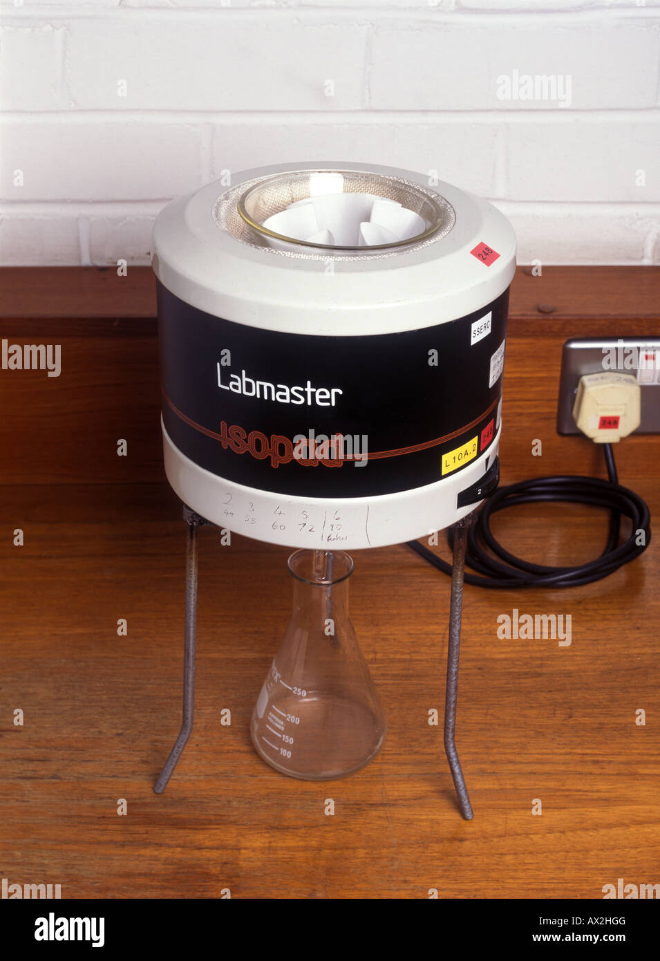 Calentador eléctrico de laboratorio Fotografía de stock - Alamy