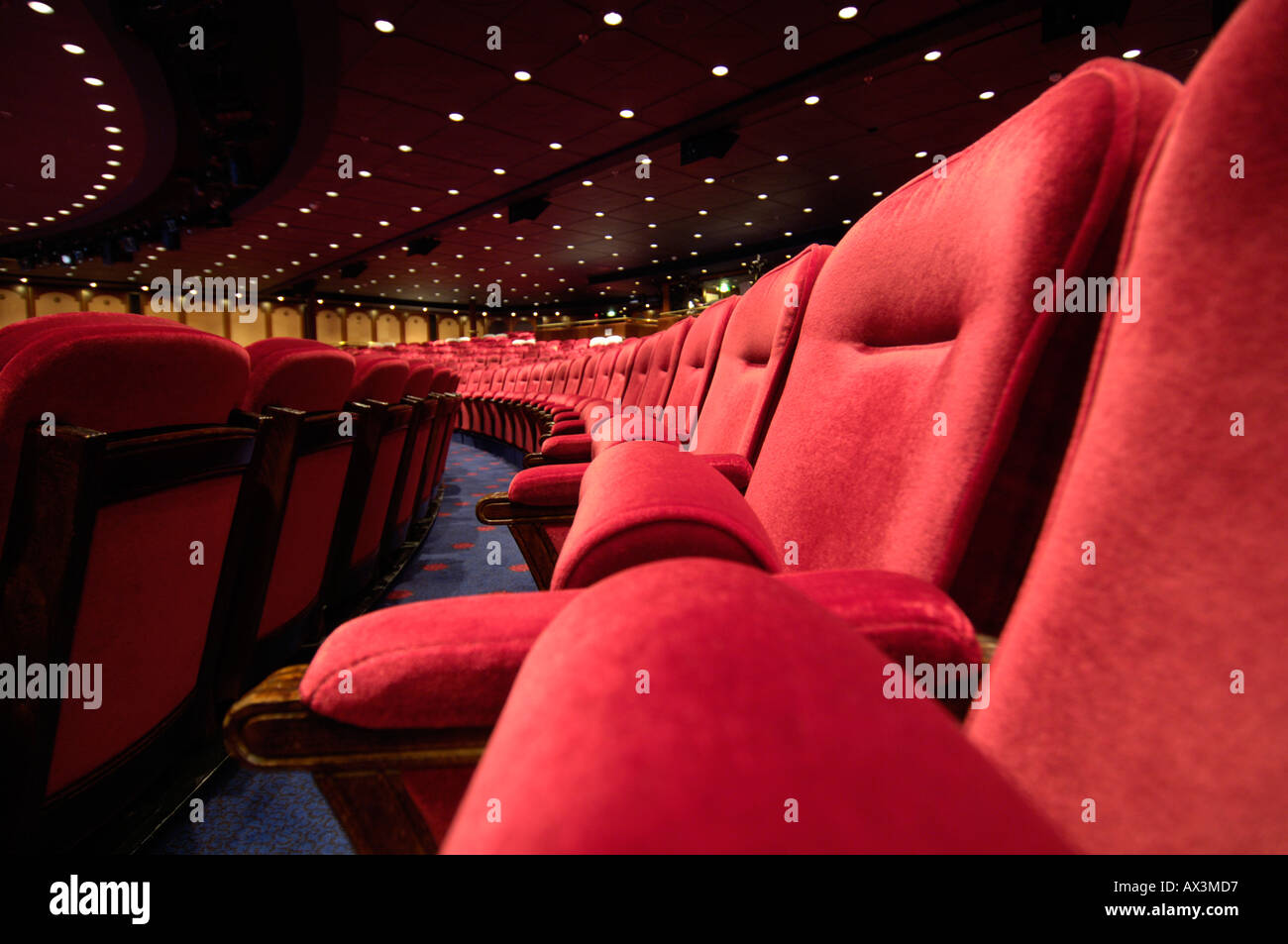 Teatro vacío Foto de stock