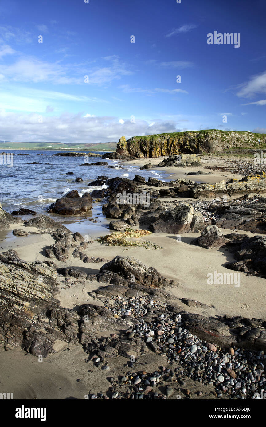 Playa Machrihanish Kintyre Escocia Foto de stock