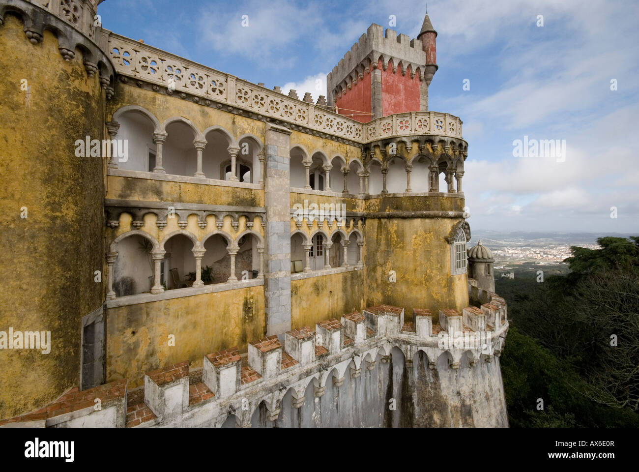 Palacio Real de Sintra Portugal Foto de stock