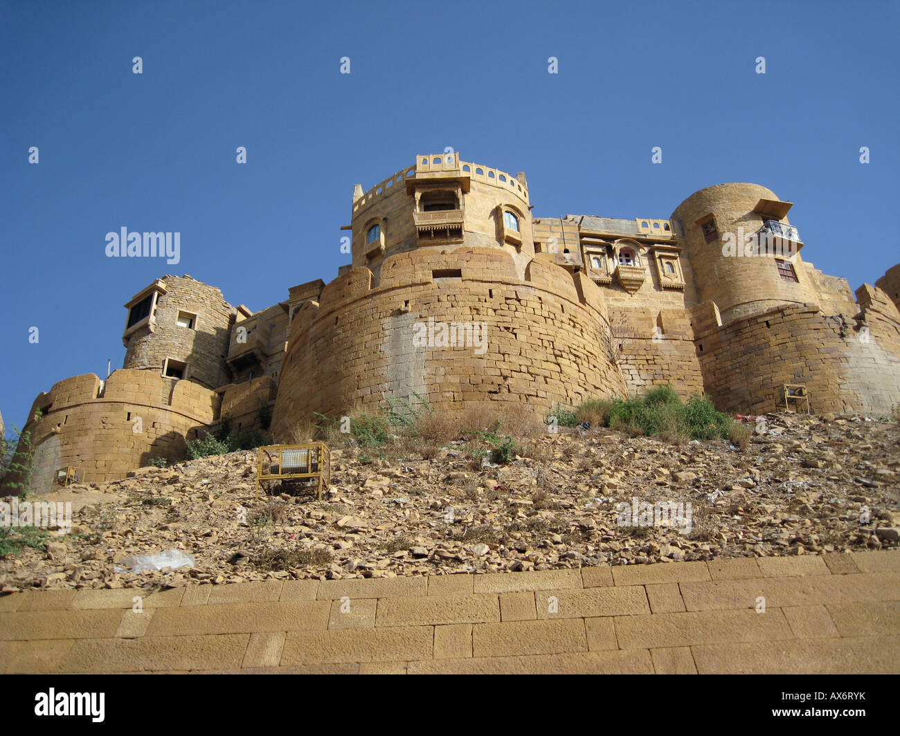Jaisalmer fort Rajastán India Foto de stock