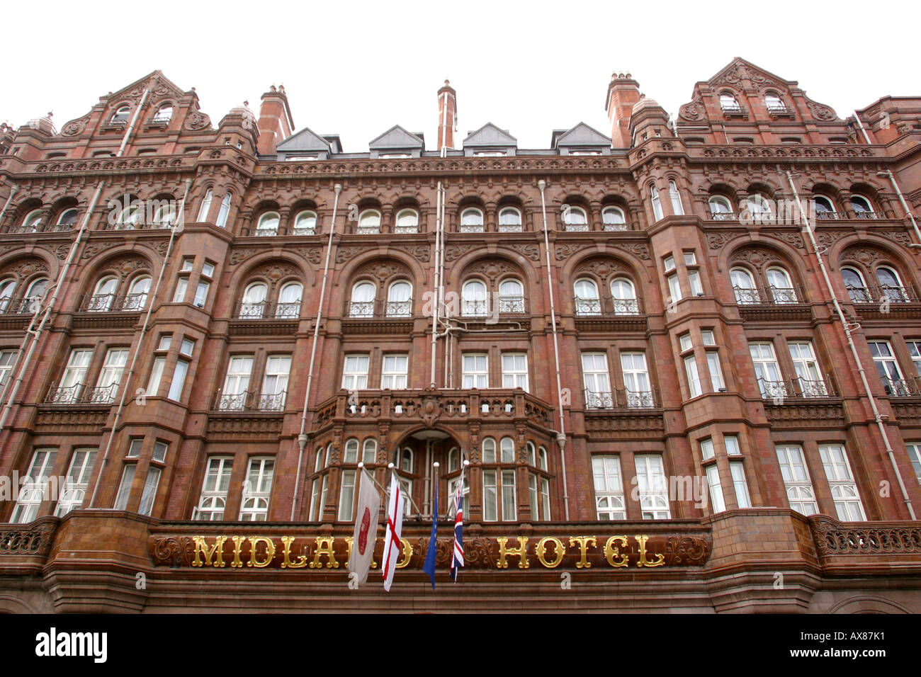 El Hotel Midland Manchester Reino Unido Foto de stock