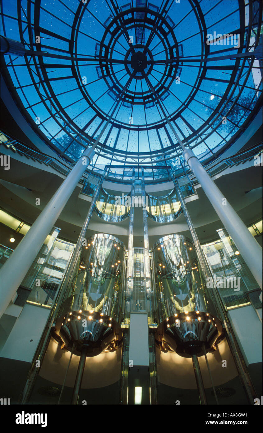 Lichthof Schadow-Arkaden, Duesseldorf, Nordrhein-Westfalen Deutschland Foto de stock