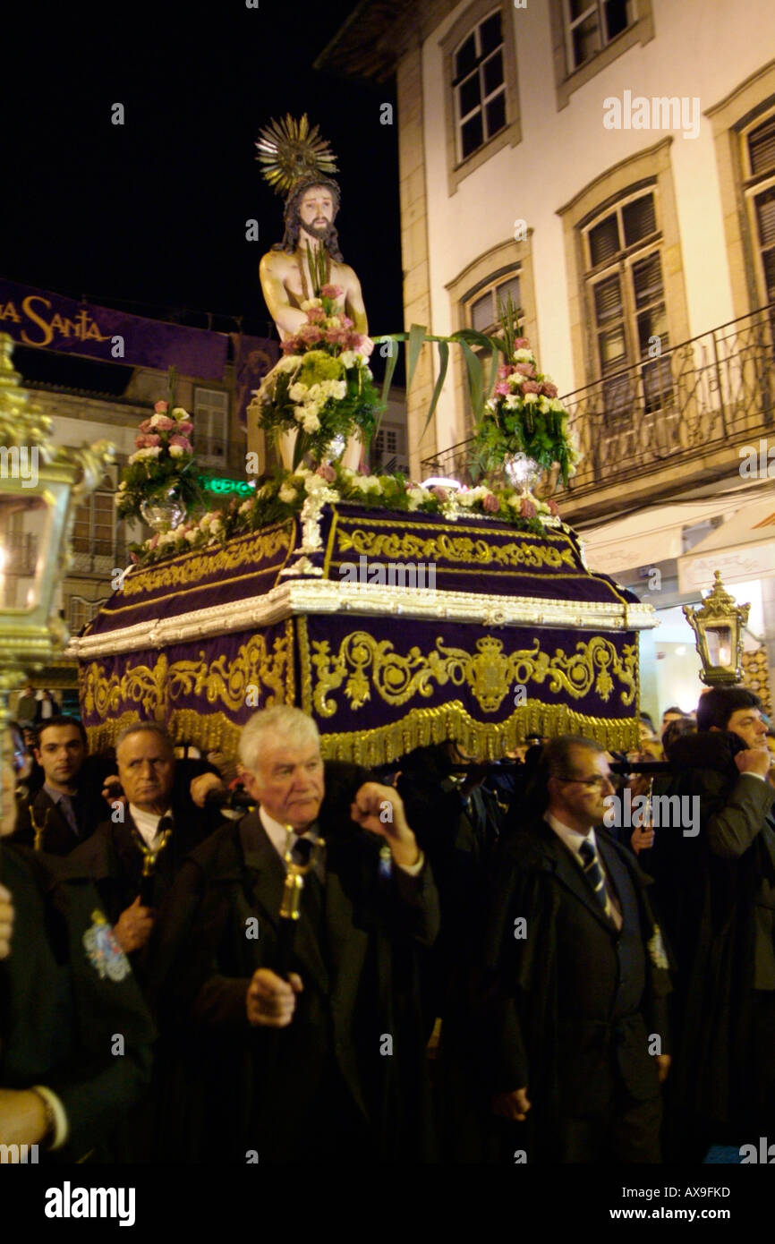 Ecce Hommo procesión en la Semana Santa de Braga, Portugal Fotografía de  stock - Alamy