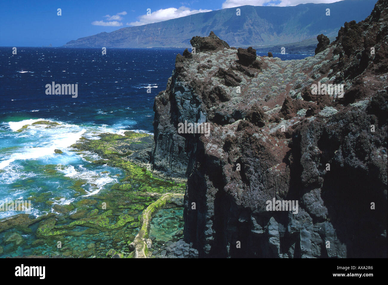 Bahia de la Hoya, El Golfo, El Hierro, KANARISCHE INSELN Spanien Fotografía  de stock - Alamy