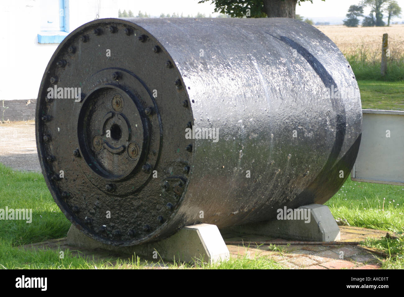 Museo de la II Guerra Mundial II sin detonar bombas botando brenzett Kent England Foto de stock