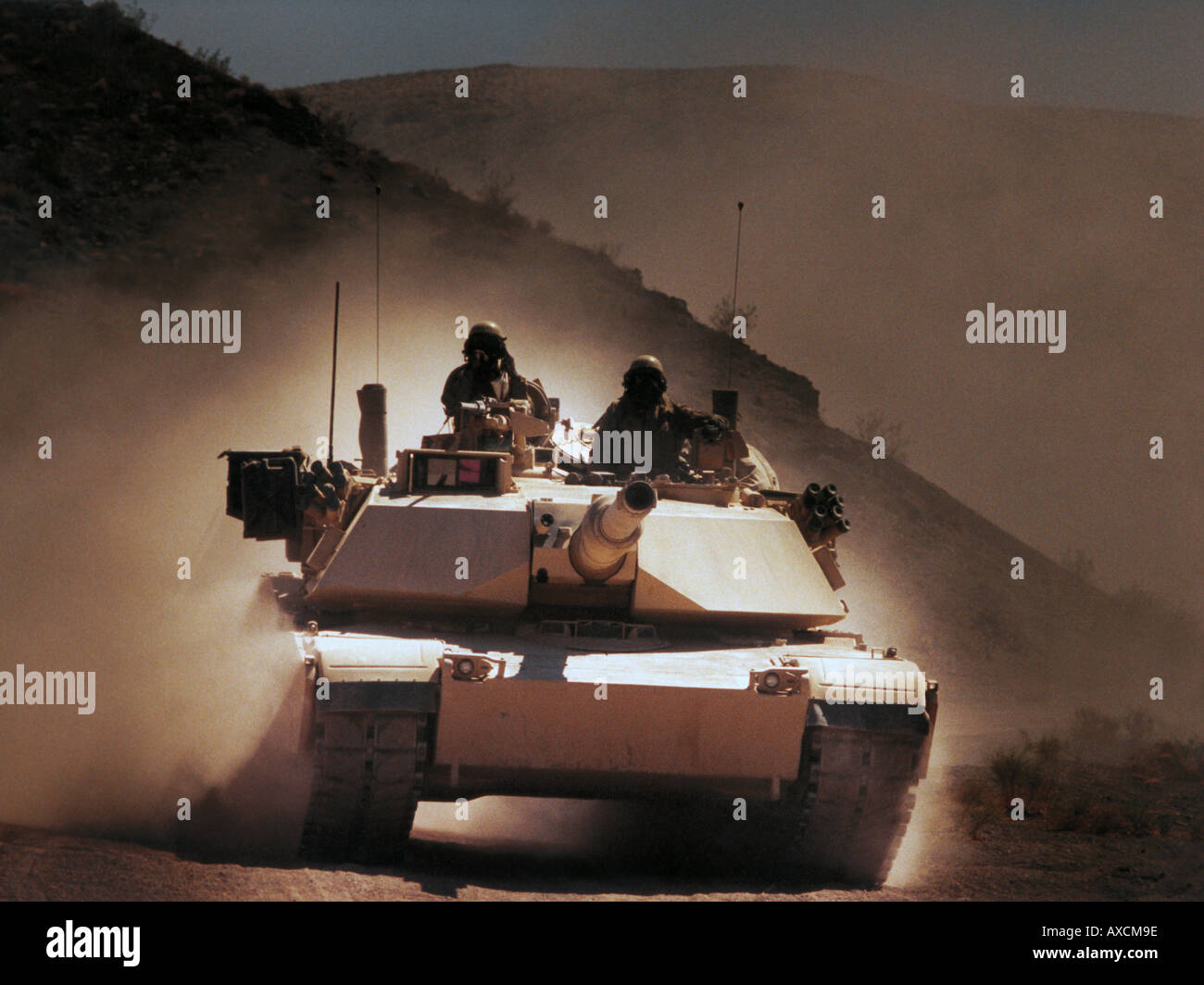 La Infantería de Marina de los Estados Unidos tanque Abrams USMC Foto de stock