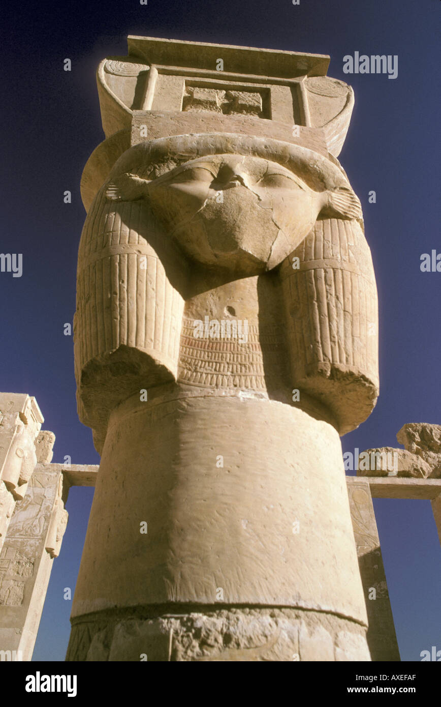 África Egipto Luxor Karnac Templo Foto de stock