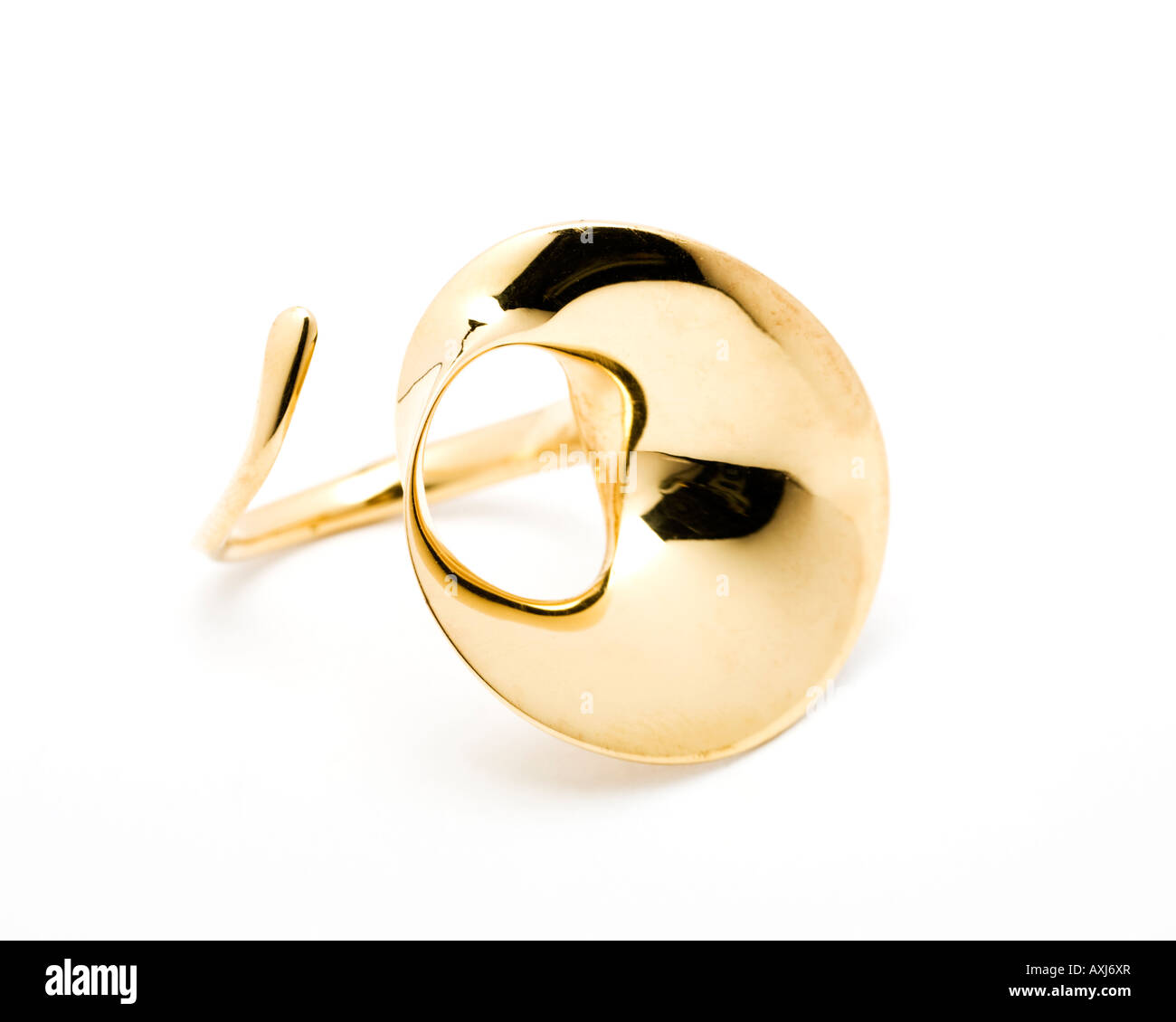 Georg Jensen vintage anillo de oro joyería Foto de stock